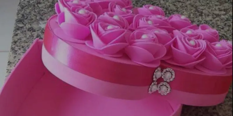 Corazón de flores