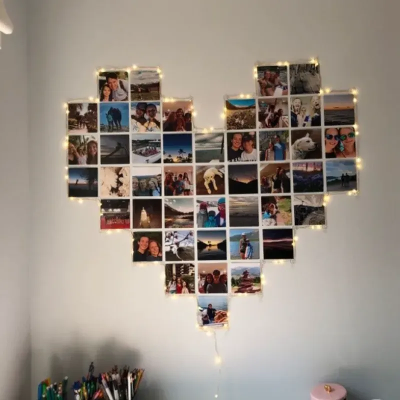 Corazón grande de fotos 