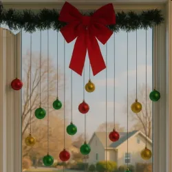 Cortina navideña 