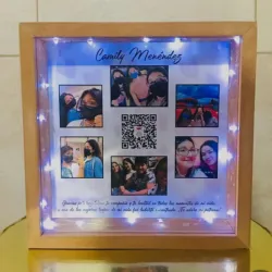 Cuadro personalizado con luces 