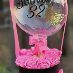 Globo de rosas 