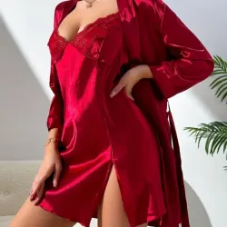 Conjunto de bata y babydoll