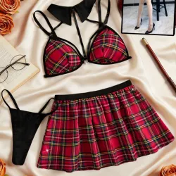 Lencería con medias