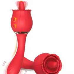 Rosa de lengua vibradora (vibran ambos lados, la lengua se mueve)