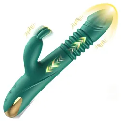 Vibrador de conejo telescópico