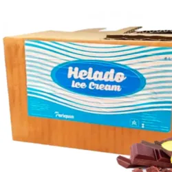 Caja de helado sabor Chocolate 