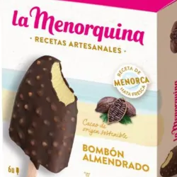 Caja de paletas de chocolate y almendras 
