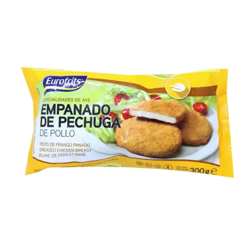 Pechuga de pollo empanada 