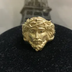 Anillo 10k de Cristo 🙏🏻⚜️