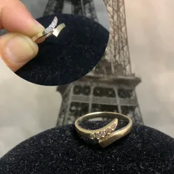 Anillo 💍 10k fundido de mujer 👩🏼