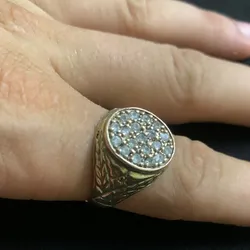 Anillo de hombre criollo fundido 10k ⚜️