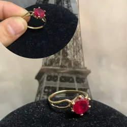 Anillo 💍 de mujer 10k fundido