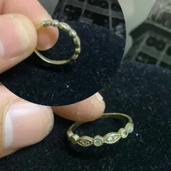 Anillo de oro de  mujer ⚜️💍