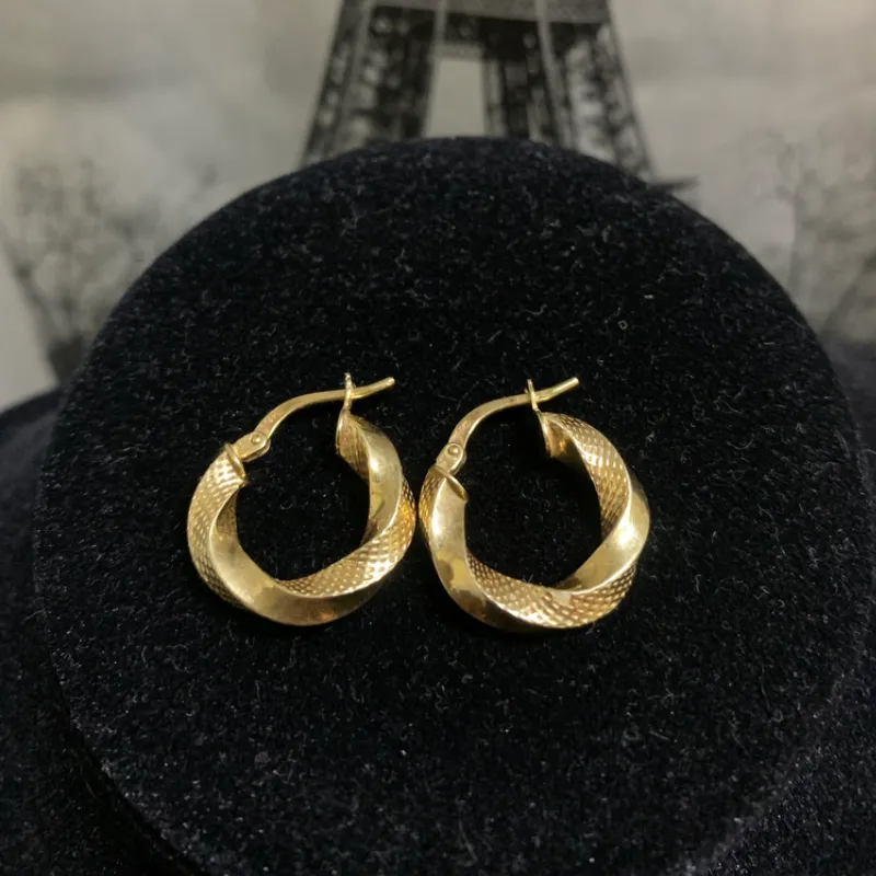 Argollas torcidas 14k paso 2