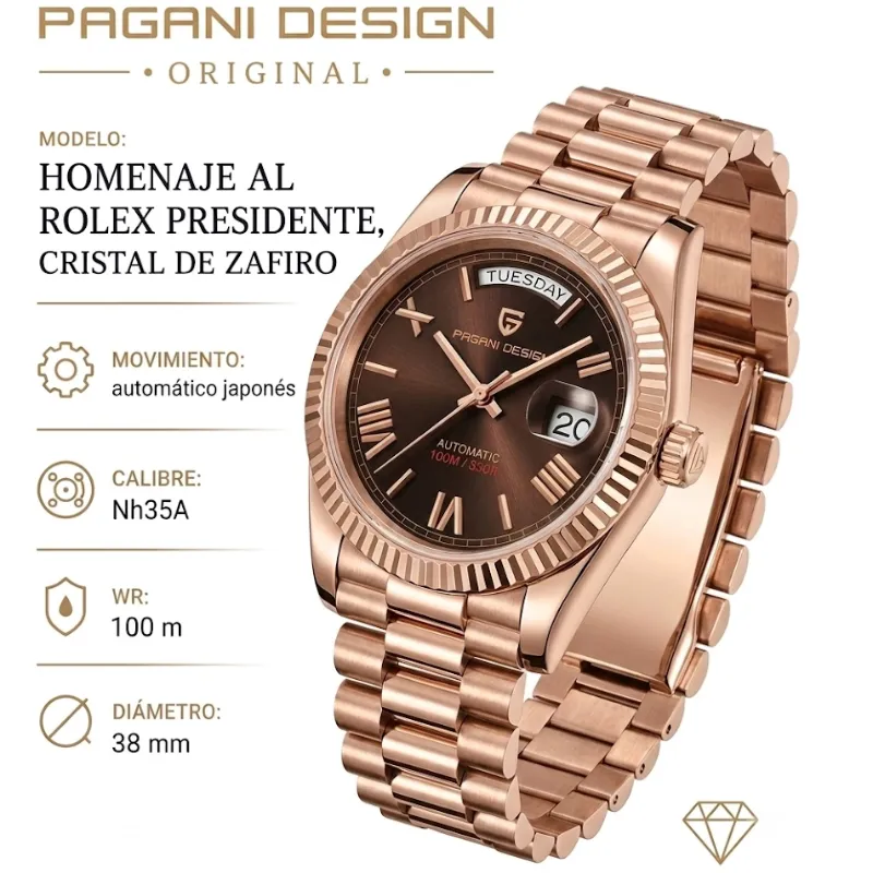 Reloj PAGANI DESIGN original ⌚️