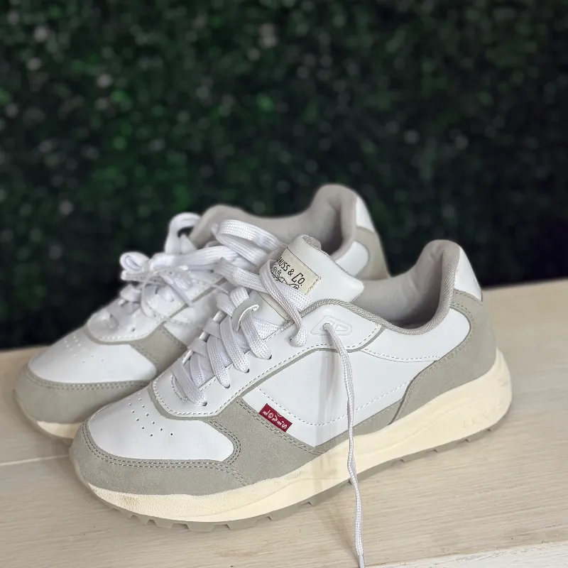 LEVIS zapatillas grices y blancas 
