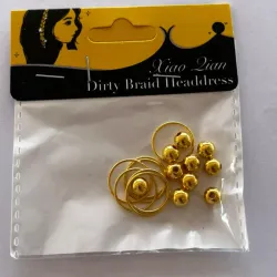 Adornos para trenzas (Arito y bolitas)