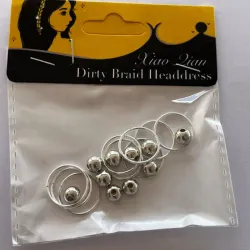 Adornos para trenzas (Arito y bolitas)