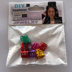 Adornos para trenzas (cilindro)