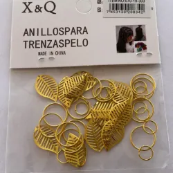 Adornos para trenzas (Hojitas)