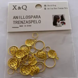 Adornos para trenzas ( Lágrima)