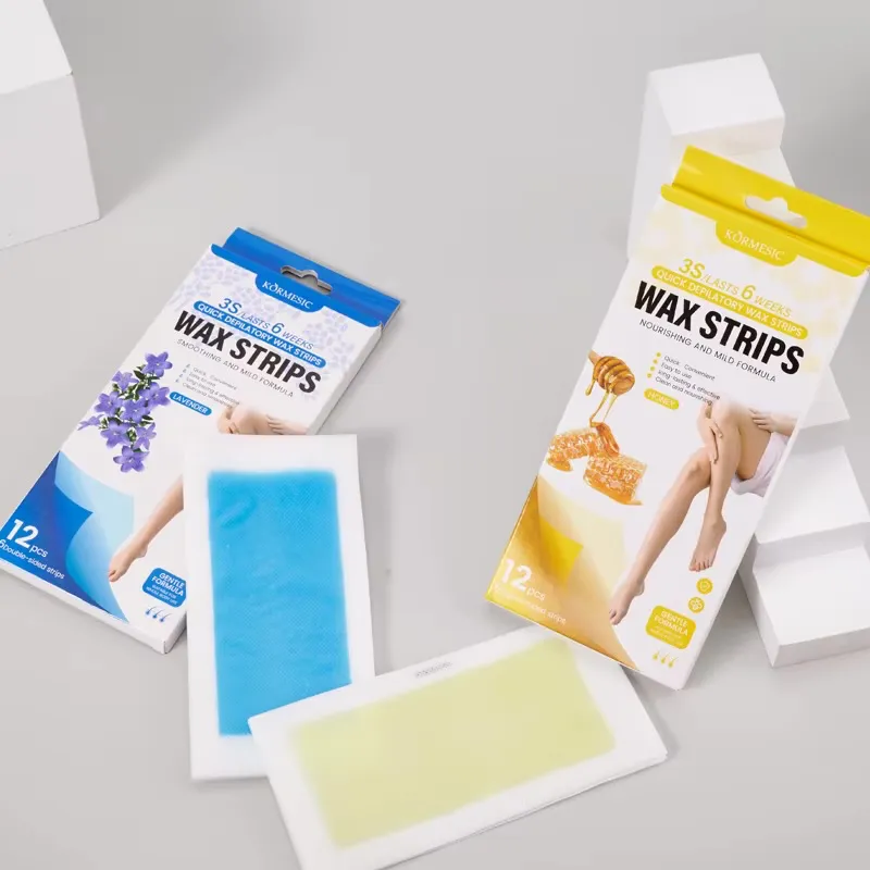 BANDAS DEPILATORIAS CON CERA INCLUIDA