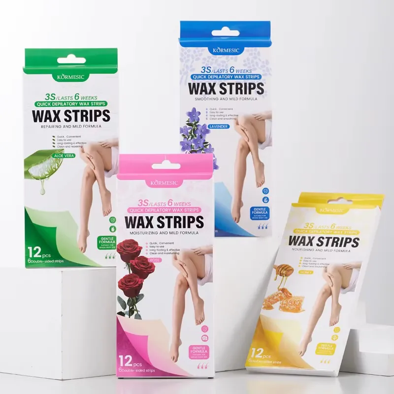 BANDAS DEPILATORIAS CON CERA INCLUIDA