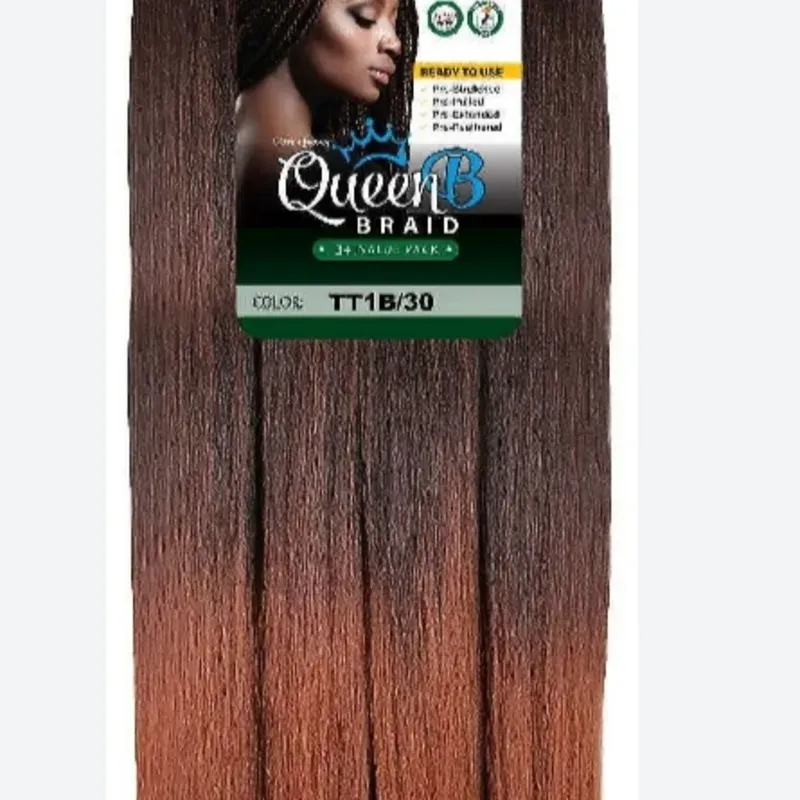 Cabello 💯 Kanekalon de 50 pulgadas # 30