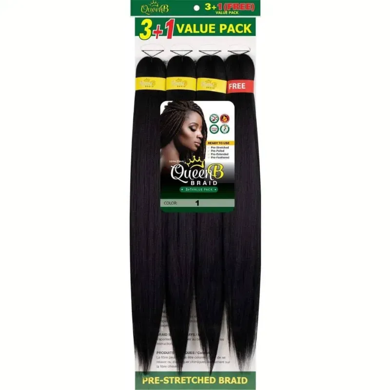 Cabello 💯 Kanekalon de 50 pulgadas