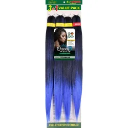Cabello 💯 Kanekalon de 50 pulgadas # TT1B/BLUE