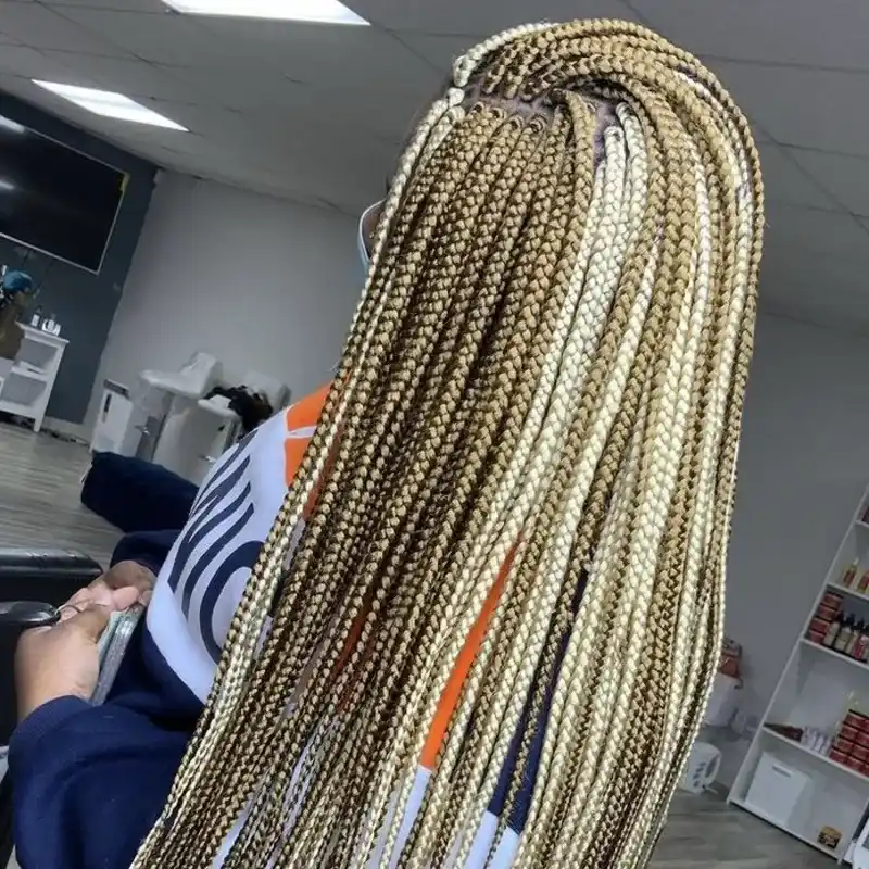 Cabello 💯 Kanekalon de 50 pulgadas # M27/613