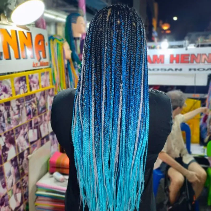 Cabello 💯 Kanekalon de 50 pulgadas # OCEAN