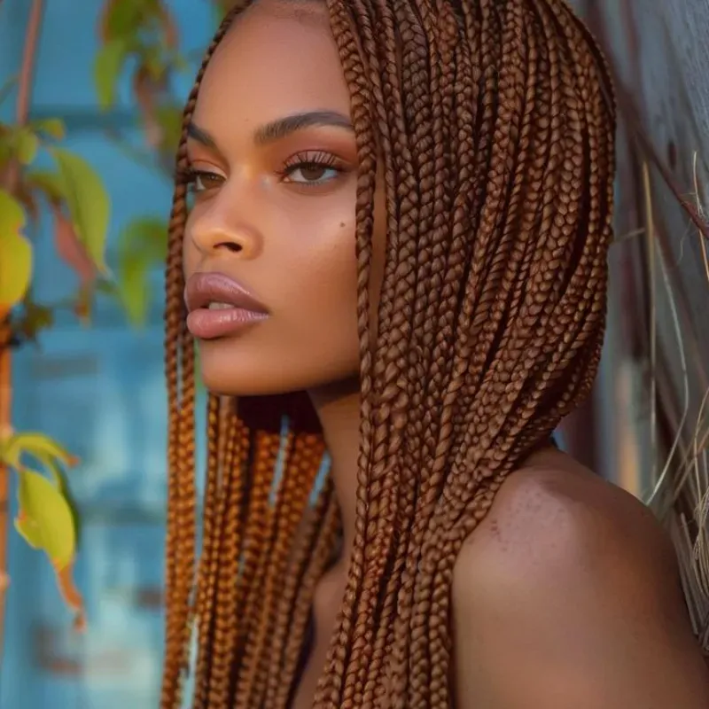 Cabello 💯 Kanekalon de 50 pulgadas # 30