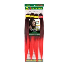 Cabello 💯 Kanekalon de 50 pulgadas # TT1B/RED