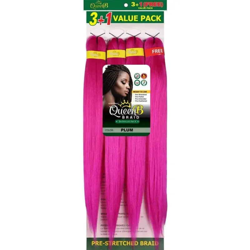 Cabello 💯 Kanekalon de 50 pulgadas 