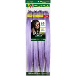 Cabello 💯 Kanekalon de 50 pulgadas # LAVENDER