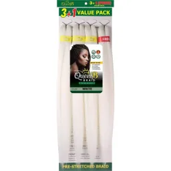 Cabello 💯 Kanekalon de 50 pulgadas # WHITE 