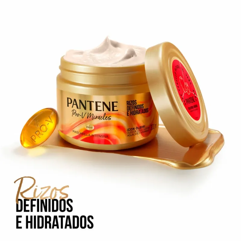 Mascarilla Pantene Rizos Definidos e Hidratados 300 ml