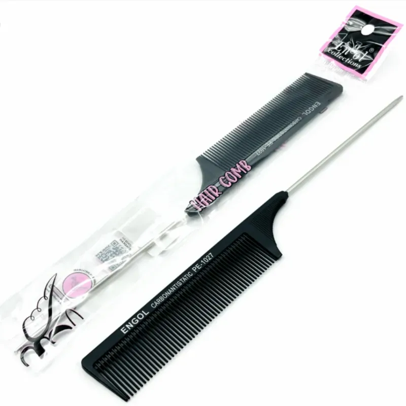 Peine cola de ratón de metal