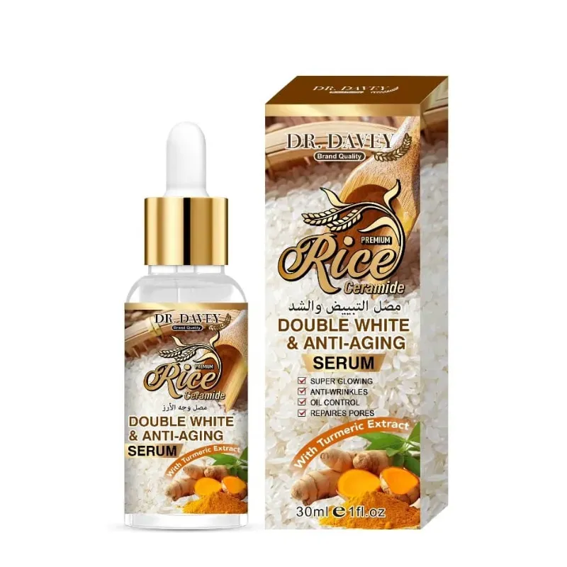 Sérum Facial CQK de arroz y escencia de cúrcuma 