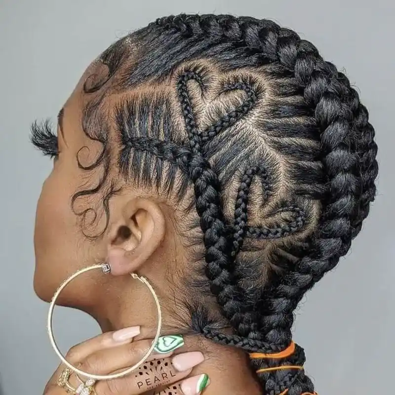 Trenzas boxeadoras (4 trenzas)