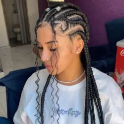Trenzas boxeadoras (6 trenzas)