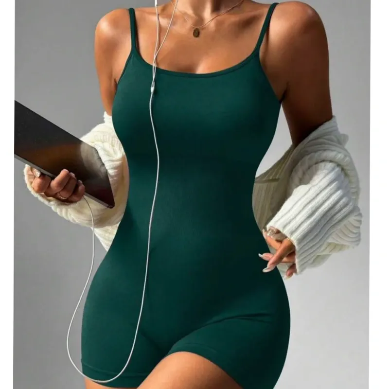 Ribbed Muse Color Verde Oscuro