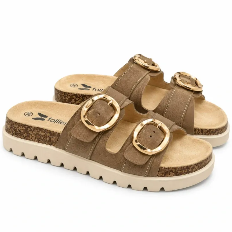 Golden Buckle Color Taupe