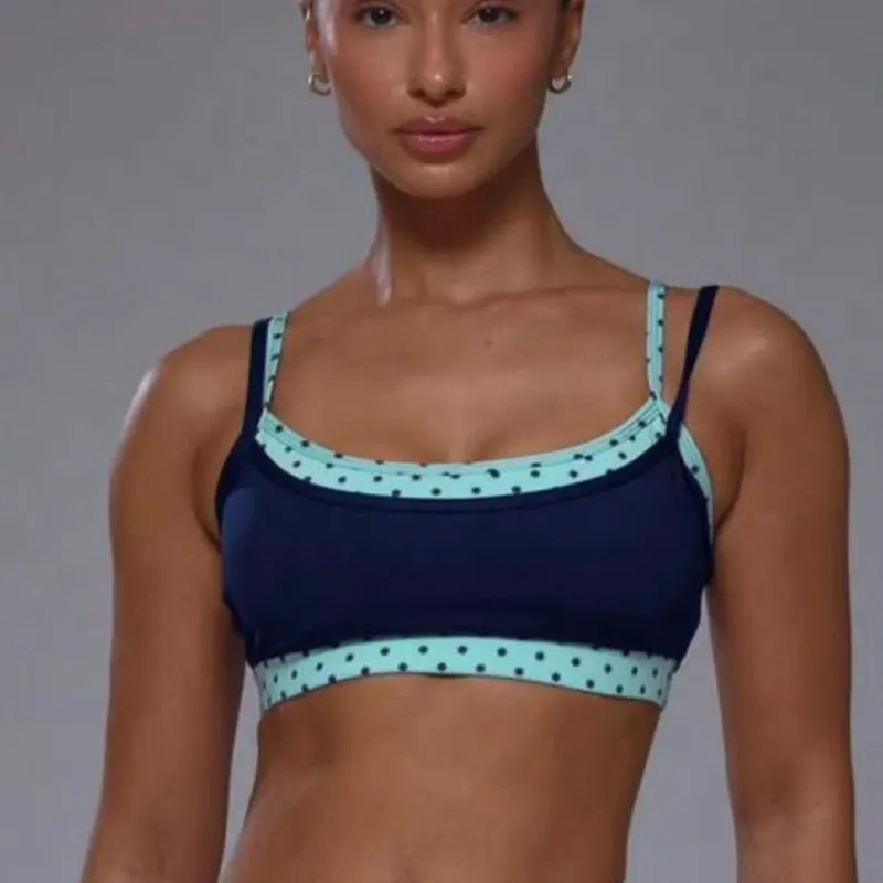 Top Dotty Chic Color Azul Marino