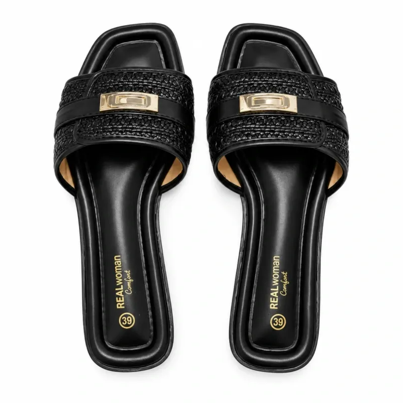 Woven Charm Color Negro