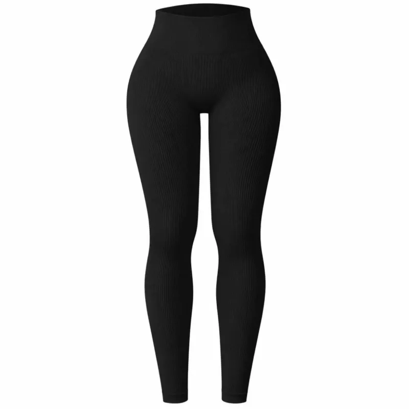 Ribbed Shape Color Negro