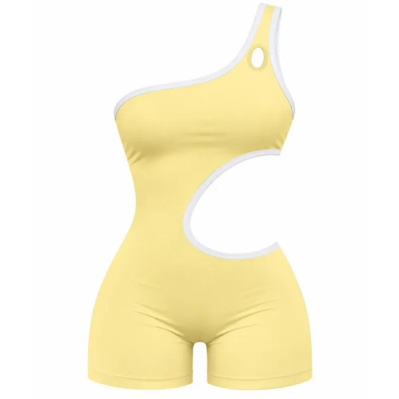 One Side Color Amarillo