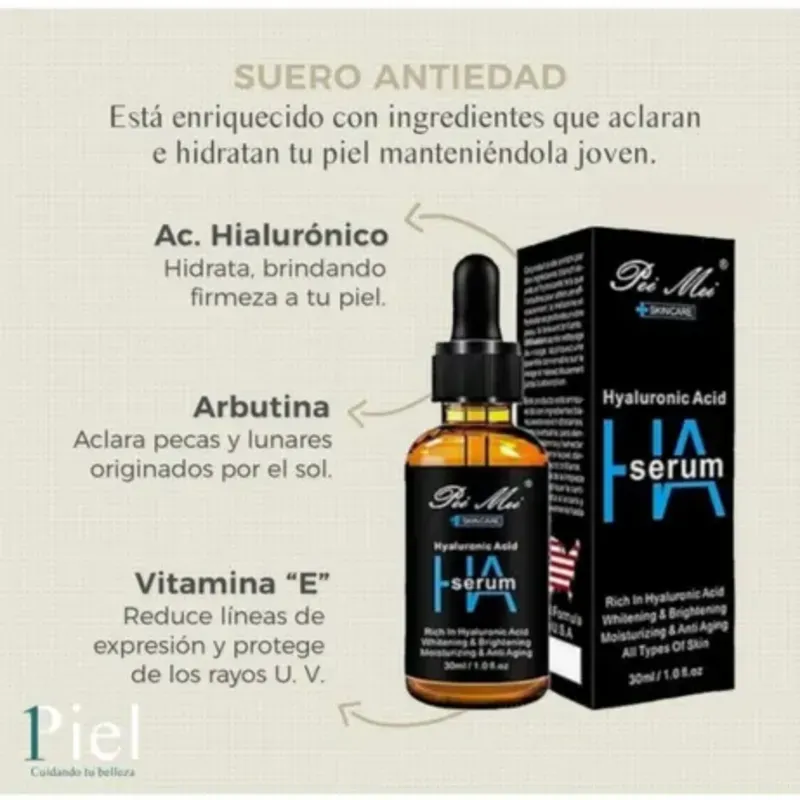 Sérum de Ácido Hialurónico y Vitamina E 30ml