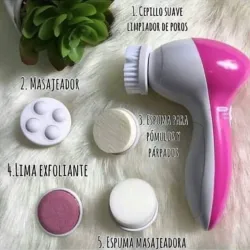 Cepillo de Limpieza Facial y Corporal Eléctrico 5 en 1